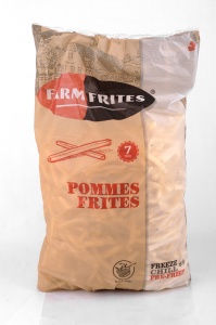 Картофель фри "Фарм Фритес" 7 мм (2,500 кг/2,520 кг) кор. 5 шт. (код 173.012) 