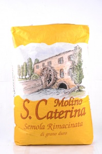 Мука "Образцы" из твёрдых сортов пшеницы  "S. Caterina" мешок 25 кг