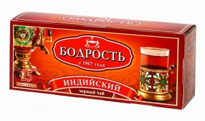 Чай Бодрость черный индийский (25 пак) 24/50г