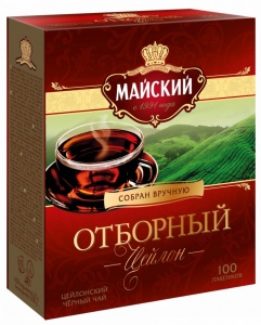 Чай Майский Отборный (100 пакет.) 6/200 гр.