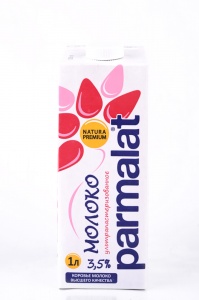 Молоко "PARMALAT" 3,5% жирности  (1,055 кг/1000 мл) кор. 12 шт.