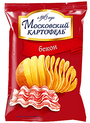 Чипсы Московский карт бекон, 35/30г