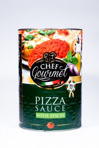 Томаты протёртые Пицца-соус ароматизированный "Chefgourmet" ж/б (4,1 кг/4,5 кг) кор. 3 шт.