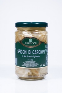 Артишоки резаные в масле "ItalCarciofi" (0,28 кг/0,47 кг/314 мл) стекло кор. 12 шт.